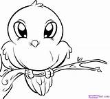 Bird Coloring Pages Print Cute sketch template
