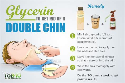 How To Get Rid Of A Double Chin Top 10 Home Remedies