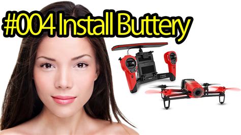 tutorial  installing parrot bebop drone battery rc quadcopter   camera youtube