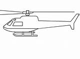 Helicopter Coloring Pages Transportation Helicoptere Colorier sketch template