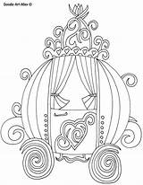 Carriage Coloring Cinderella Drawing Baby Pages Getcolorings Princess Getdrawings Paintingvalley sketch template