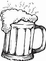 Beer Mug Drawing Clip Getdrawings sketch template