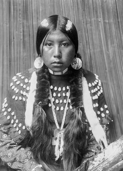 Kalispel Indian Woman Circa 1910 By Aged Pixel American Indian Girl