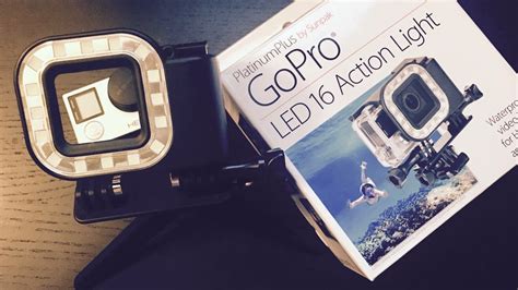 gopro led light review youtube