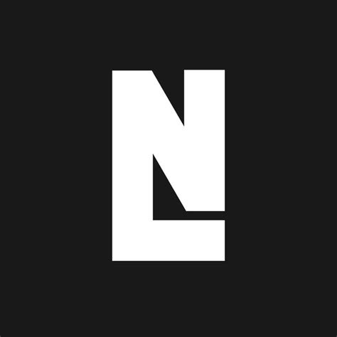 nl netherlands letter logo design monogram logo design logo design