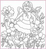 Nicole Coloring Spring Florian Fairy 2009 Pages Created Sunday March sketch template