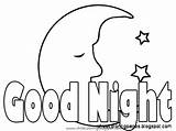 Good Clipart Coloring Night Morning Goodnight Pages Kids Evening Clip Coloringpages Google Para Children Drawings Worksheets Clipground Library June sketch template