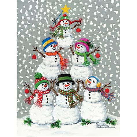 buy snowmen tree  large piece jigsaw puzzle