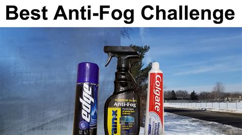 anti fog product  head  challenge youtube