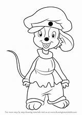 Tail American Fievel Coloring Draw Pages Template Mousekewitz sketch template