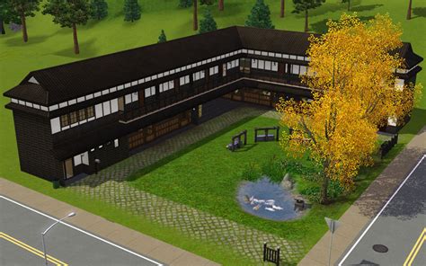 mod  sims japanese style house horse barn