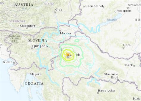damaging  earthquake injures dozens  zagreb croatia  lockdown  pictures