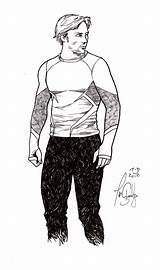 Maximoff Pietro Avengers Ultron Quicksilver sketch template
