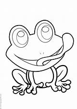 Toads Frogs Pages Print Coloring sketch template