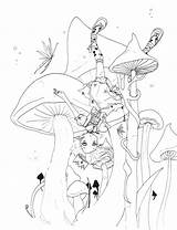Coloring Pages Mushroom Printable Trippy Mushrooms Magic Deviantart Floating King Psychedelic Color Print Adults Getcolorings Hippie Amazing Popular Drawing Book sketch template