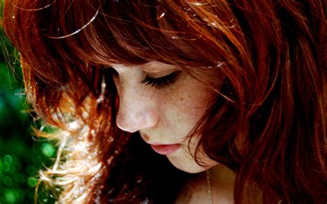 women face redhead freckles closeup hd wallpapers