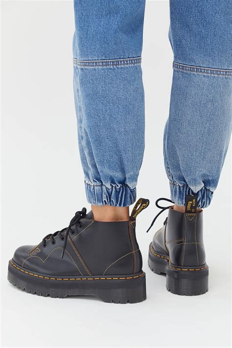 dr martens church quad platform monkey boot urban outfitters