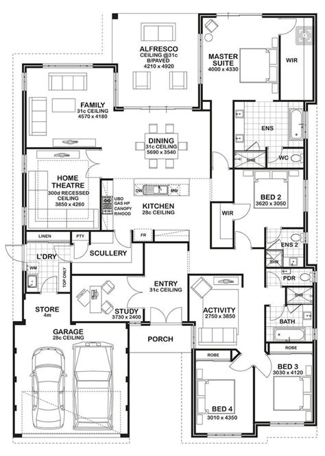 pin  andrew pa   favourite floor plans  bedroom house