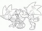 Sonic Coloring Pages Super Hedgehog Shadow Dark Running Silver Color Template Library Clipart Line Coloringhome Popular Comments Shadic sketch template