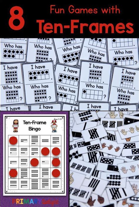 ten frame games bundle basic math skills teaching elementary fun