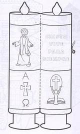 Kids Jesus Catholic Bible Semana Activities Santa Pascual Cirio Crafts Lessons Colorear Religion Colegio Catolica Spanish Life Coloring sketch template