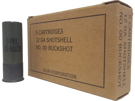 winchester military grade ammo  ga   buffered  buckshot