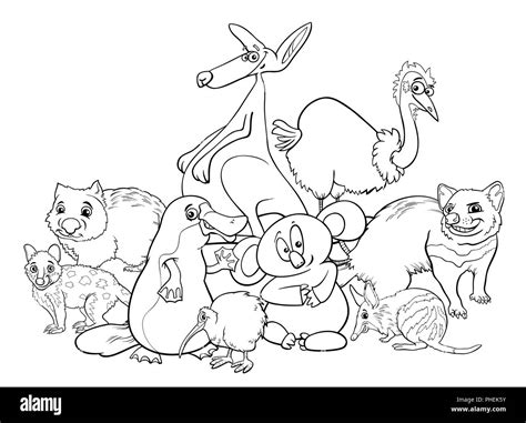 australian animals coloring coloring pages