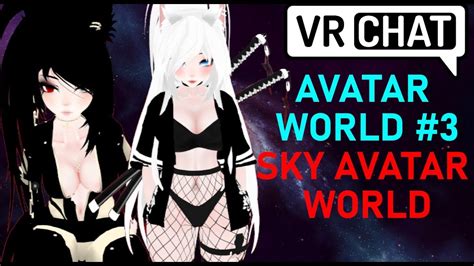 vrchat avatar world 3 sky avatar world for quest 2 pcvr 🔥 look at
