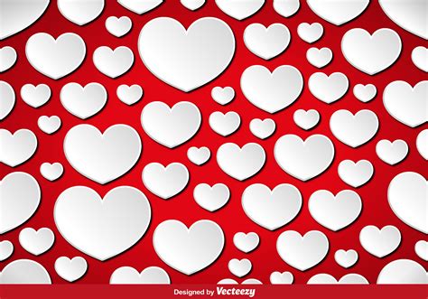 vector hearts seamless pattern  vector art  vecteezy