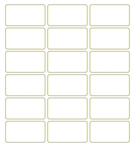 flash card template cover sheet template  printable flash cards
