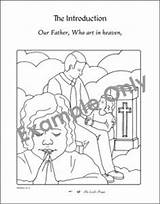 Catechism Color sketch template