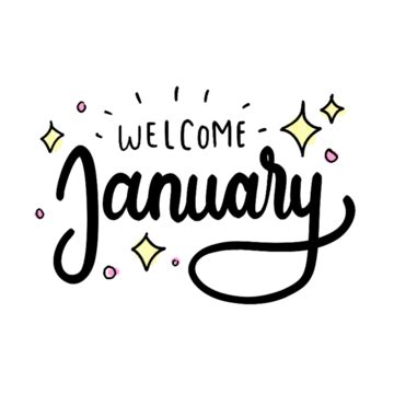 january month white transparent january month lettering decorated transparent january january