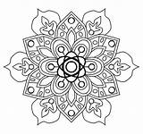 Mandala Coloring Pages Color sketch template