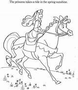 Coloring Aurora Pages Princess Horse Disney Sleeping Beauty Princesses Printable Colouring Color Her Hq Kids Choose Board Ii Part Popular sketch template