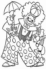 Coloring Pages Clown Carnival Circus Animal Color Popcorn Colouring Coloriage Dessin Happy Pennywise Gratuit Playing Food Imprimer Colorier Adults Un sketch template