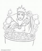 Coloring Pages Evil Queen Getcolorings Th sketch template