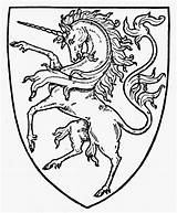 Heraldry Unicorn Granger Photograph Scottish Tattoo Scotland Medieval Choose Board Fineartamerica sketch template
