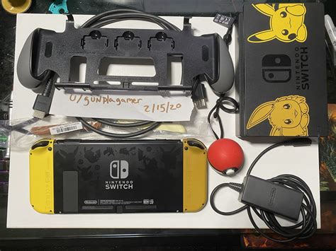 usa mdh nintendo switch lets  pikachu hardware