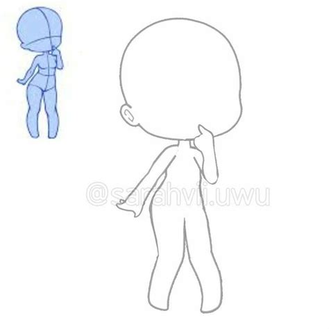 pin  akaya kun  chibi drawings chibi girl drawings anime poses reference chibi body
