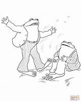 Frog Toad Coloring Pages Friends Printable Sheets Activities Together Supercoloring Color Sheet Books Book Frogs Worksheets Friend Characters Puzzle Crafts sketch template
