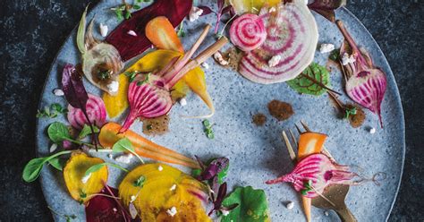 shaved beet salad with port balsamic… food and travel magazine