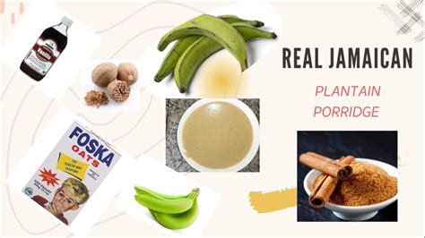 Real Jamaican Plantain Porridge Youtube