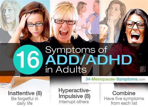 symptoms  add adhd  adults menopause