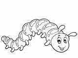 Coloring Caterpillar Pages Butterfly Cocoon Hungry Simple Getcolorings Drawing Getdrawings sketch template