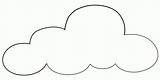 Coloring Cloud Pages Printable Popular sketch template