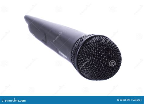 black wireless microphone stock image image  performance