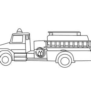draw fire engine coloring pages kids play color