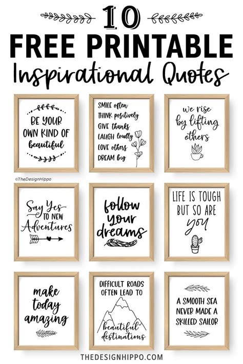 printable inspirational quotes  daily motivation