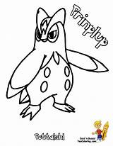 Pokemon Empoleon Coloring Pages Bubakids sketch template