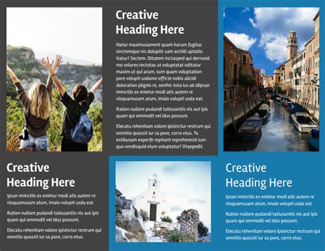european travel agency brochure template mycreativeshop